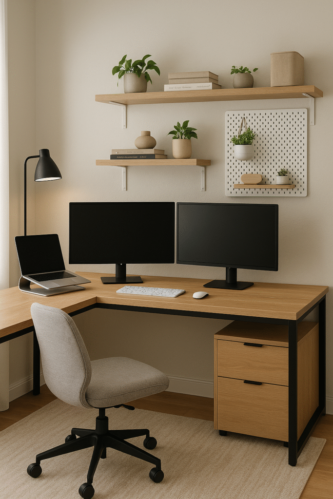 Corner Desk Setup
