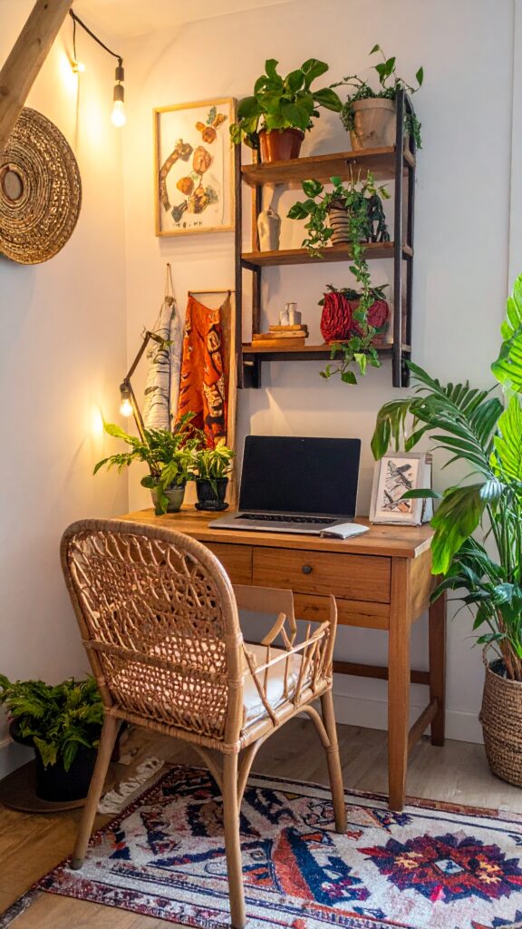 Boho Corner Office