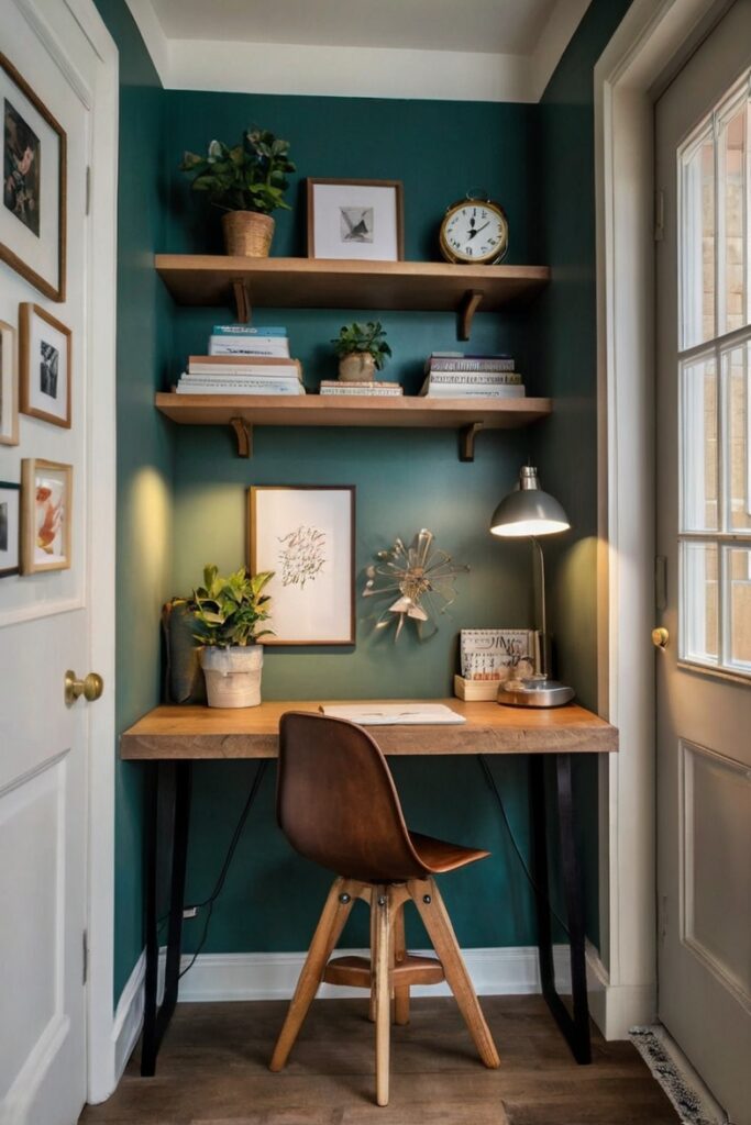 Narrow Hallway Workspace